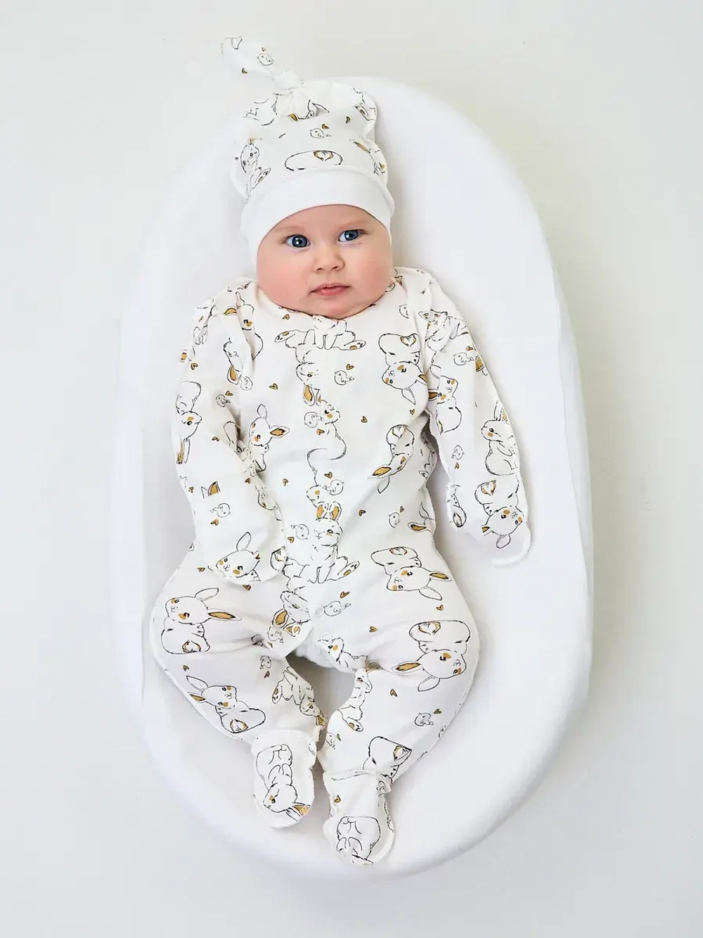 Комбинезон для новорожденных швы наружу