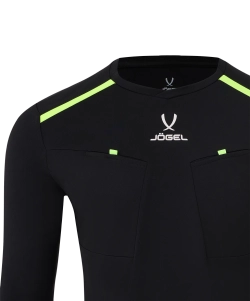 Футболка судейская с длинным рукавом DIVISION PerFormDRY Referee LS Tee, черный