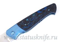 Нож DOG Blue CF RWL34 Игорь Гичкинфотография - 3