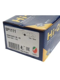 Колодки тормозные HYUNDAI Elantra (00-) передние (4шт.) SANGSIN
