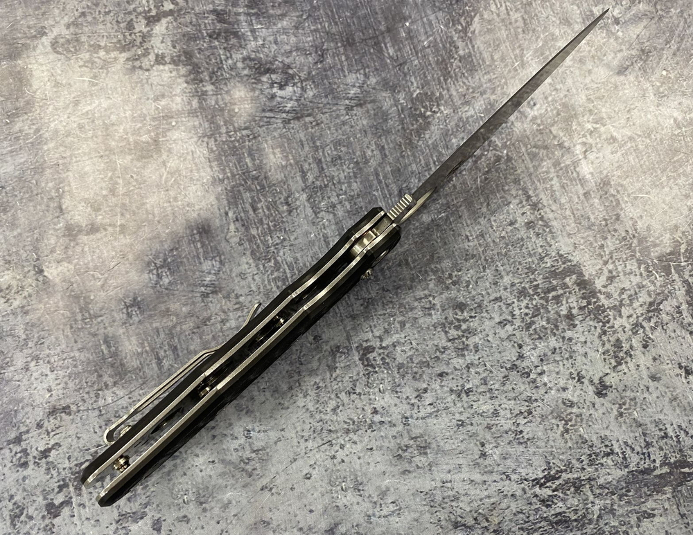 Нож складной Голем, D2, G10, черный