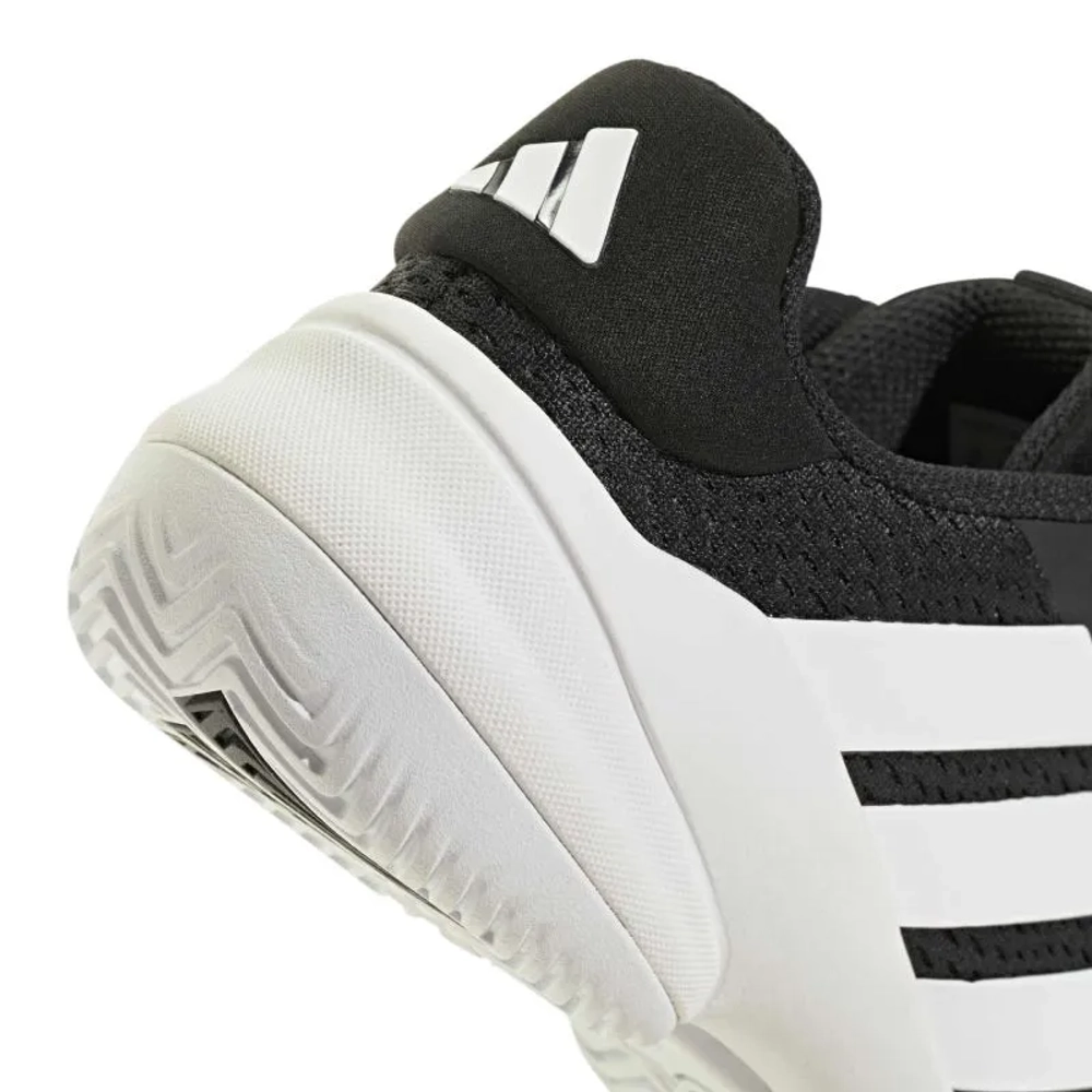Детские Кроссовки теннисные  Adidas Barricade K - core black/cloud white/core black