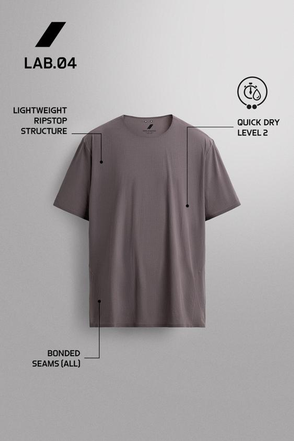 ZARA ТЕХНИЧЕСКАЯ ФУТБОЛКА ИЗ РЕЛЬЕФНОЙ ТКАНИ, ЛИЛОВЫЙ