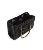 Кожаная сумка через плечо Fleming Soft Mini Chain TORY BURCH - черный(152334)