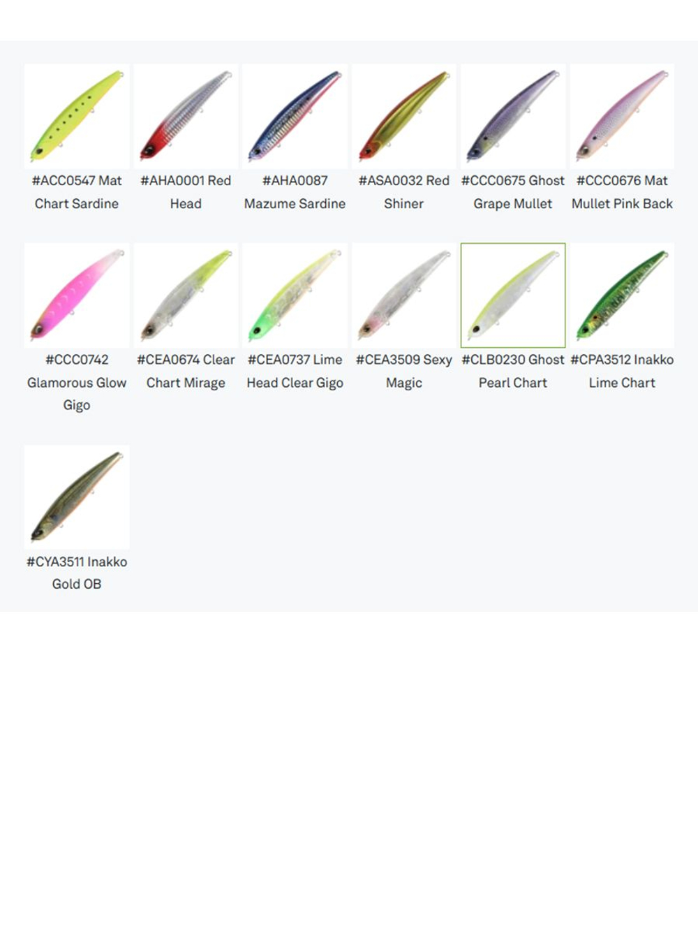 Воблер DUO Bay Ruf Seek 108 S Limited, ACC0772 Parrot OB, 108 мм, 26 г, тонущий, стикбейт