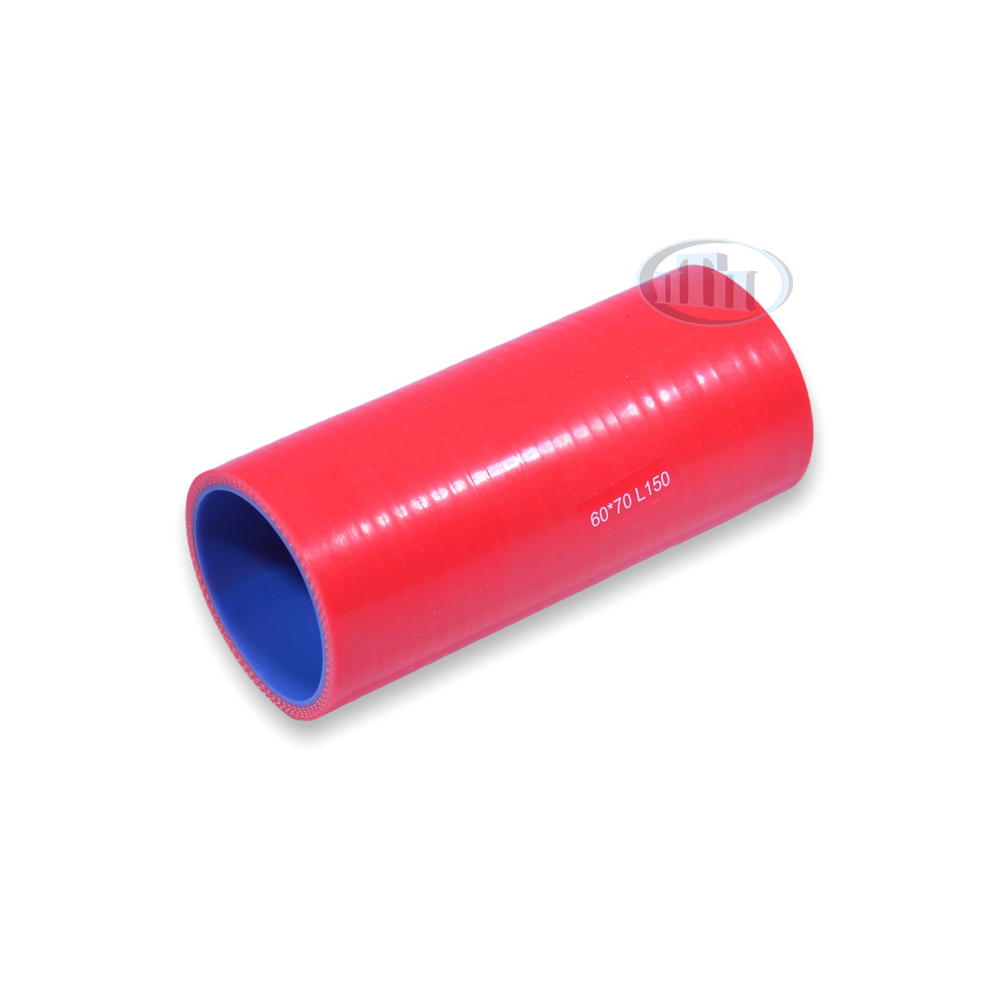 Патрубок радиатора МАЗ (D= 60 mm, L= 150mm) синий MVQ (630369-1303027) ПТП