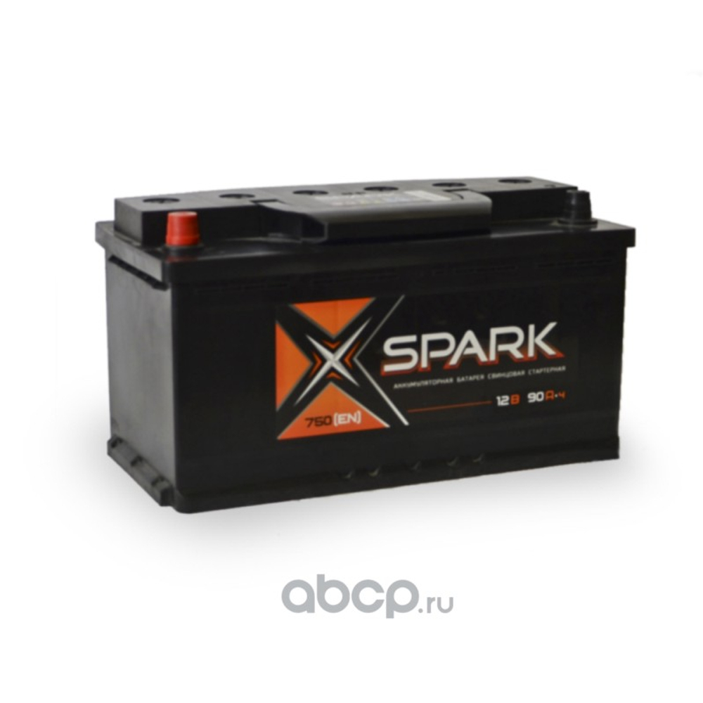 Аккумулятор SPARK 90 А/ч 750A прямая п. (353х175х190) 6СТ-90 VLЗ