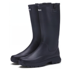 AIGLE Waterproof Height Increasing Rain Boots Women"s Black
