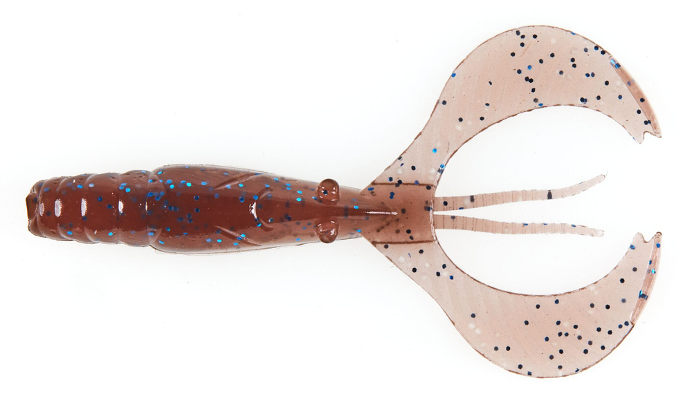 Мягкая приманка Lucky John Curly Shrimp 3in (76 мм), цвет S19, 10 шт.