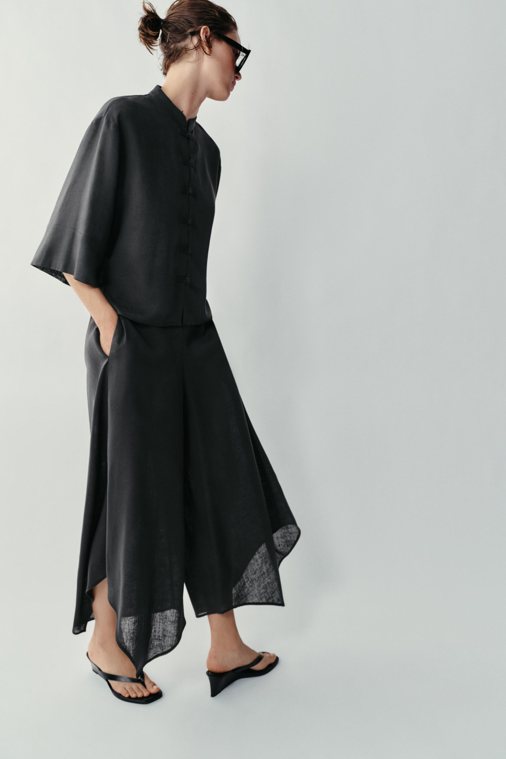 АCИММЕТРИЧНЫЕ БРЮКИ-КЮЛОТЫ — ZARA