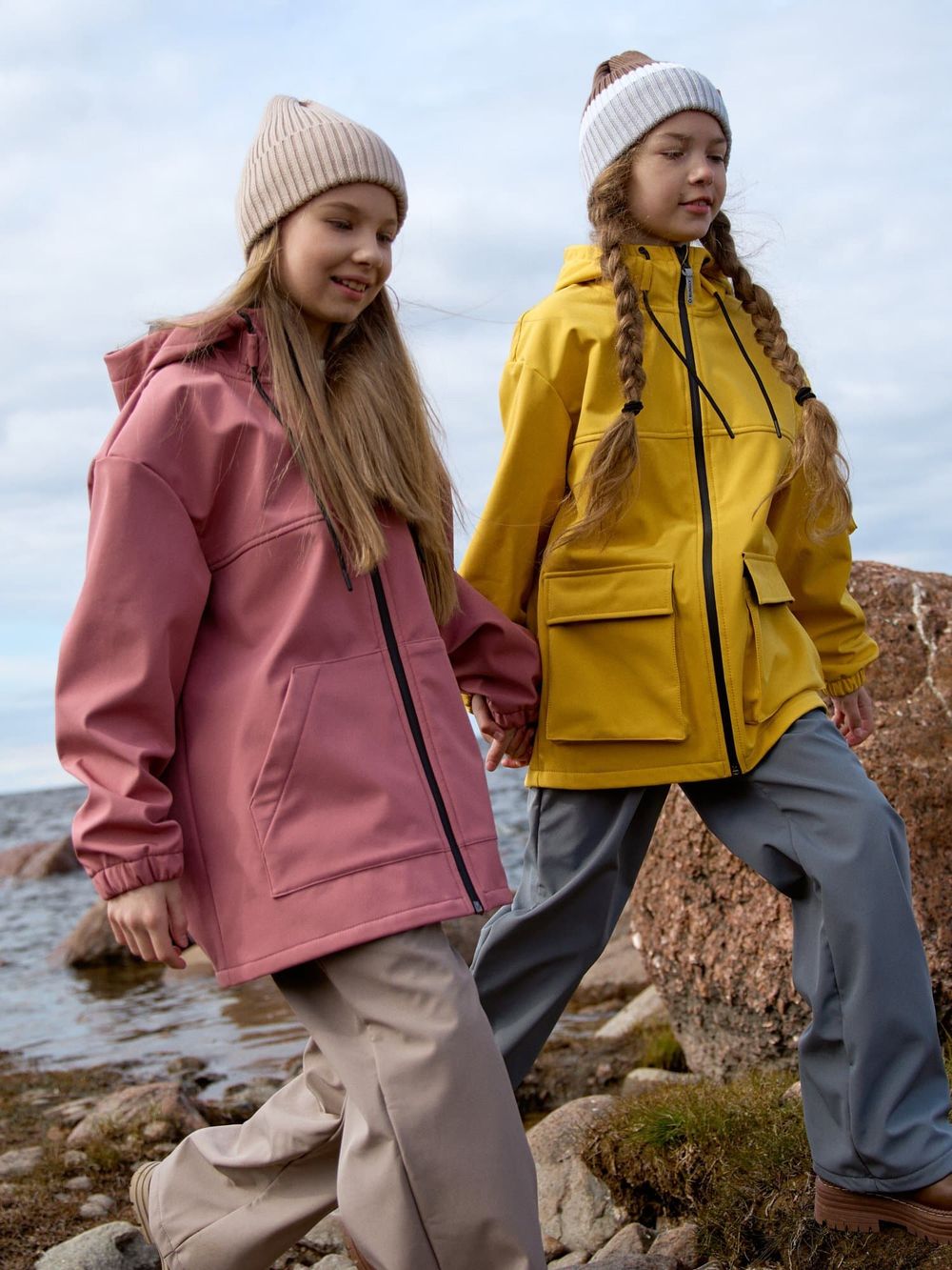 Куртка Softshell демисезонная "Пепельная роза" 7+