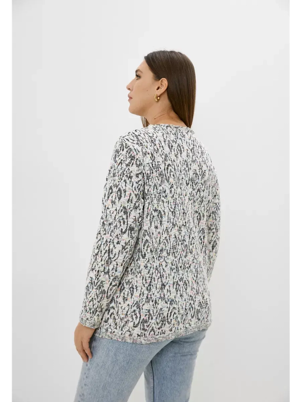 Туника джемпер plus size