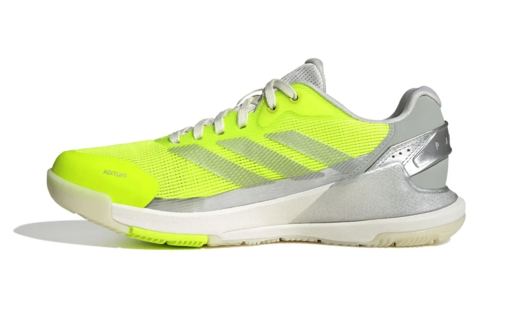Женские кроссовки для padel Adidas Crazyquick Lightstrike Padel W - lucid lemon/silver metallic/wonder silver