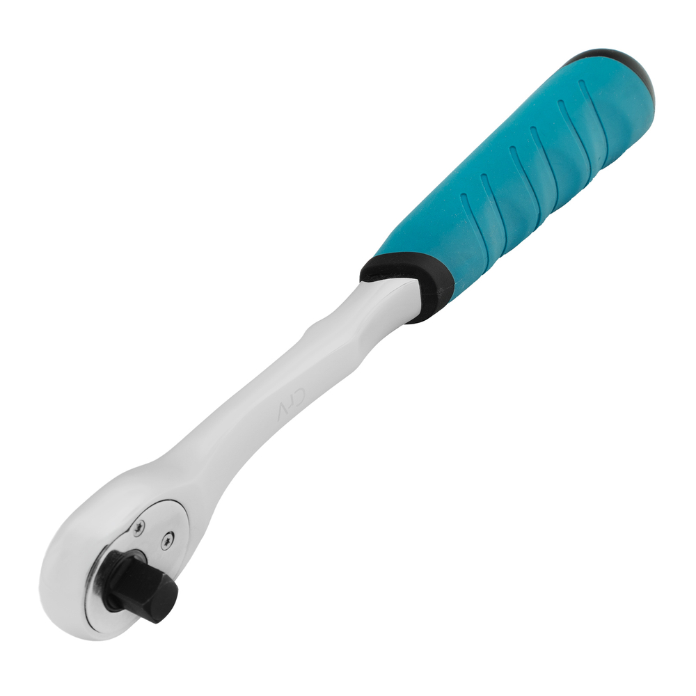 Ключ-трещотка 3/8", CrV, 90 зубьев, усиленный, хром Gross