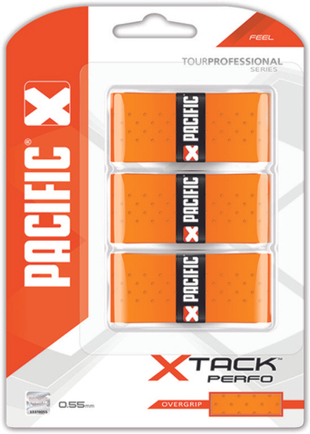 Теннисные обмотки Pacific X Tack Perfo 3P - orange