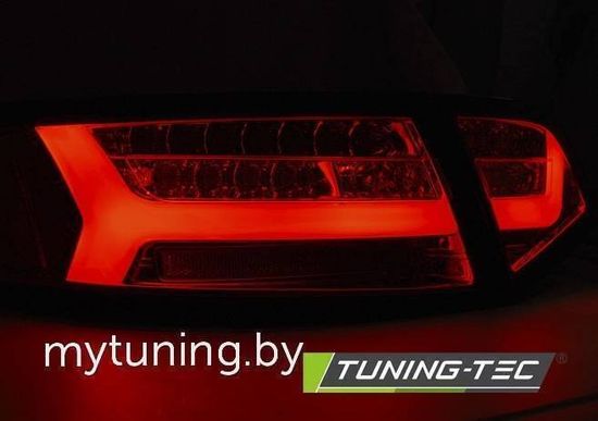 Задние фонари smoke led bar seg для Audi A6 C6 sedan