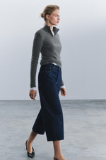 ДЖИНСЫ КАПРИ BALLOON СО СРЕДНЕЙ ПОСАДКОЙ — ZW COLLECTION — ZARA