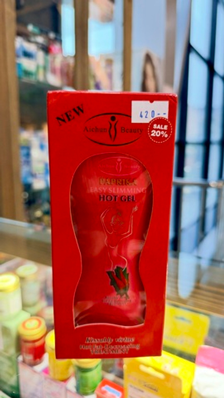 Антицеллюлитный разогревающий гель для похудения Aichun Beauty Paprika Easy Slimming Hot Gel
