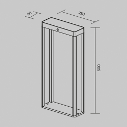 Светильник на солнечной батарее Outdoor OSL456FL-L2GF3K