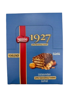 Турецкие Хрустящие вафли Nestle 1927 с фундуком, 12шт