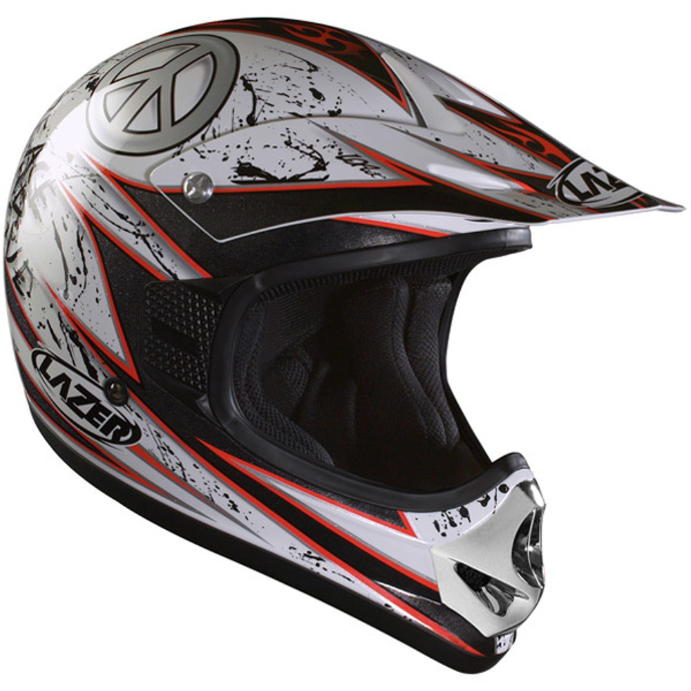 Велошлем для MTB LAZER, модель X5 Voltage, р.M, цв.белый/черный/красный
