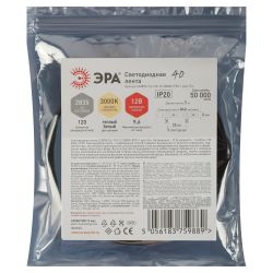 Светодиодная лента ЭРА LS2835-120LED-IP20-WW теплый белый 1 год | Светодиодные ленты 12В 1 год