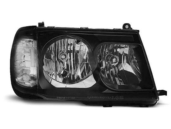 Передние фары Toyota Land Cruiser 100 black