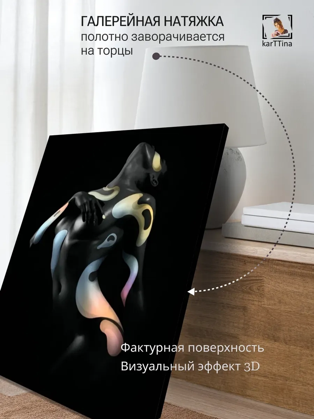 Картина на стену Блики 30х40см 1шт.