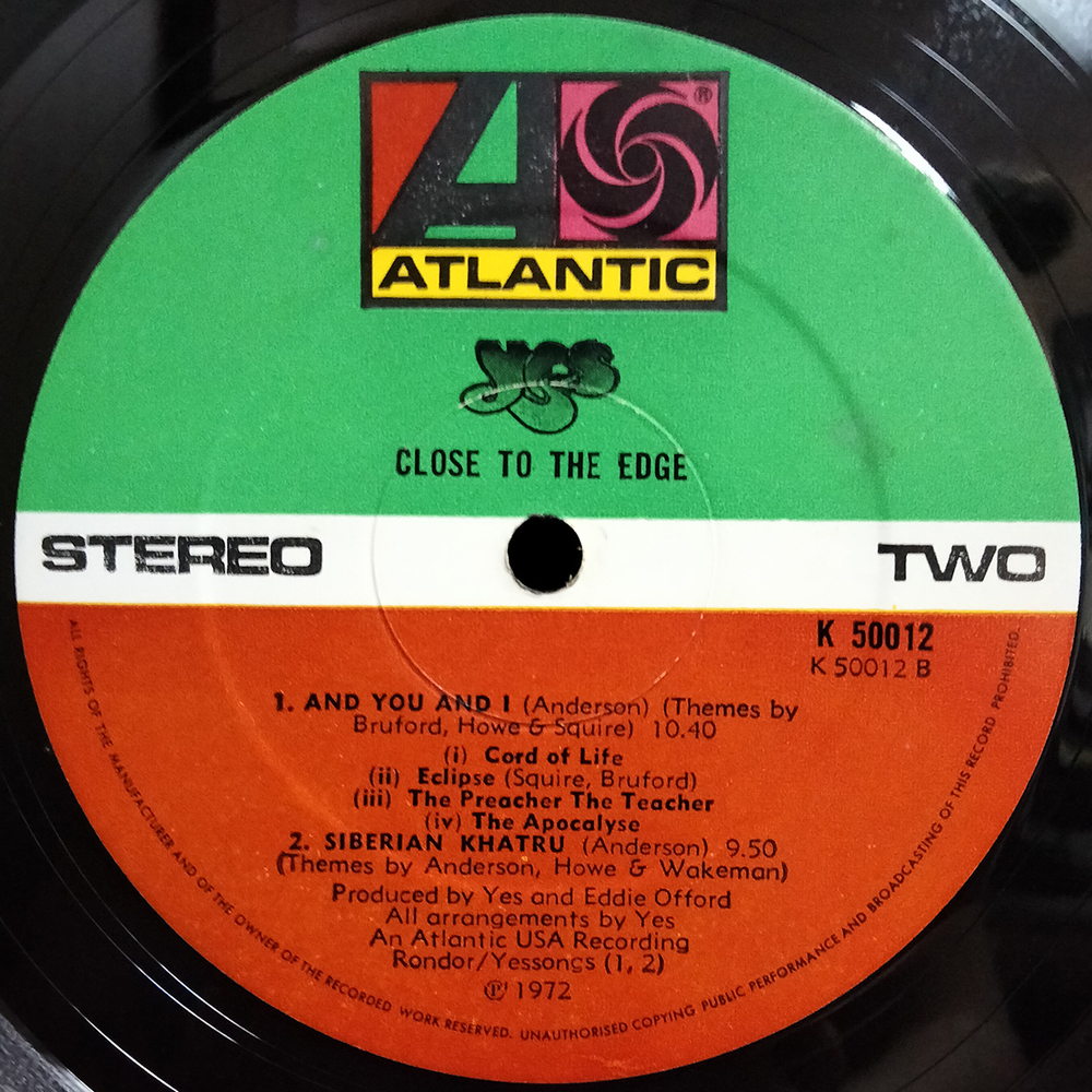 Yes / Close To The Edge (LP)
