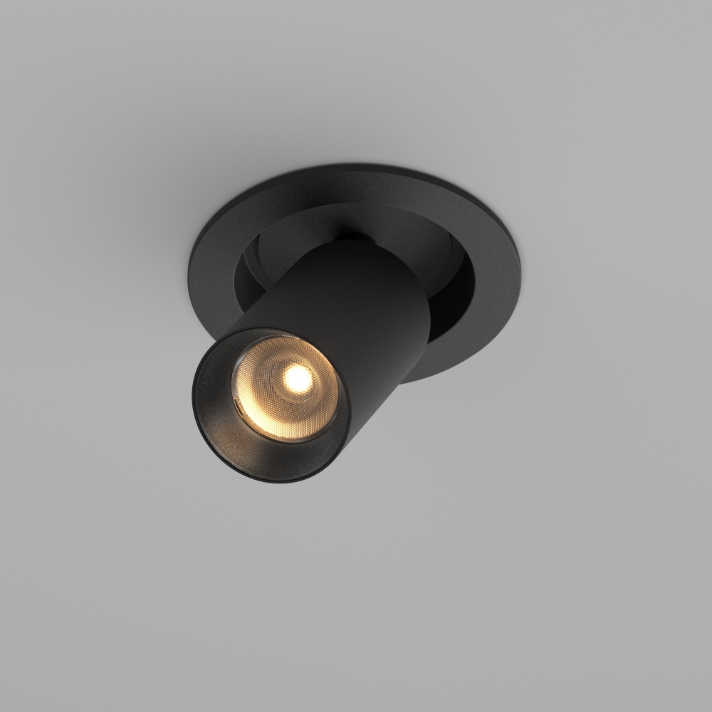 Встраиваемый светодиодный светильник Maytoni FOCUS LED C071CL-7W2.7K-B