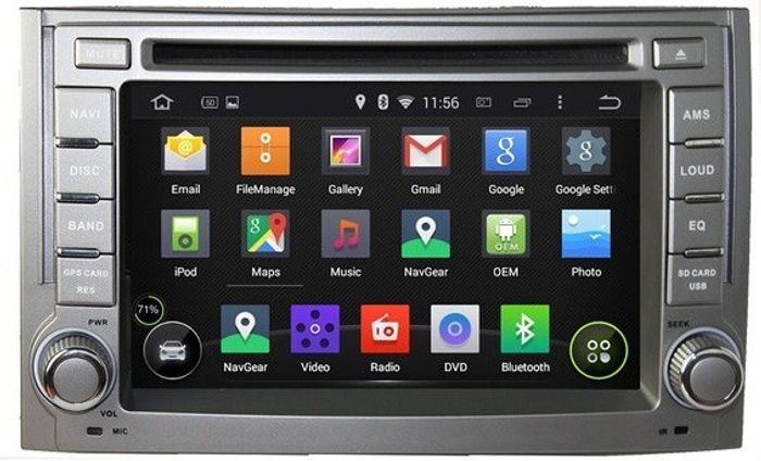 Магнитола для Hyundai H1 / Grand Starex 2007-2015 - Kuberg KD-6224-P5-32 на Android 10