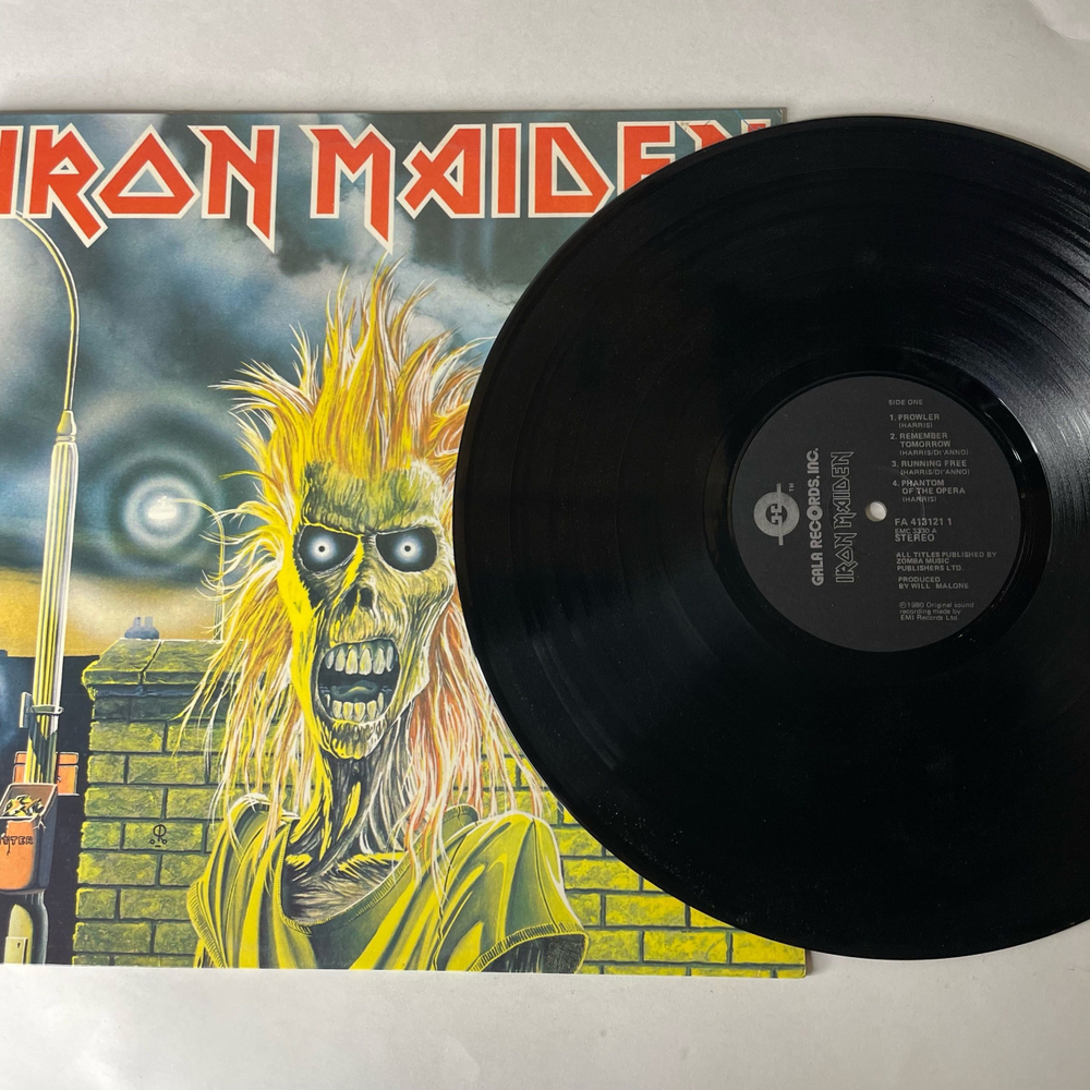 Винтажная виниловая пластинка LP Iron Maiden (Россия 1993)