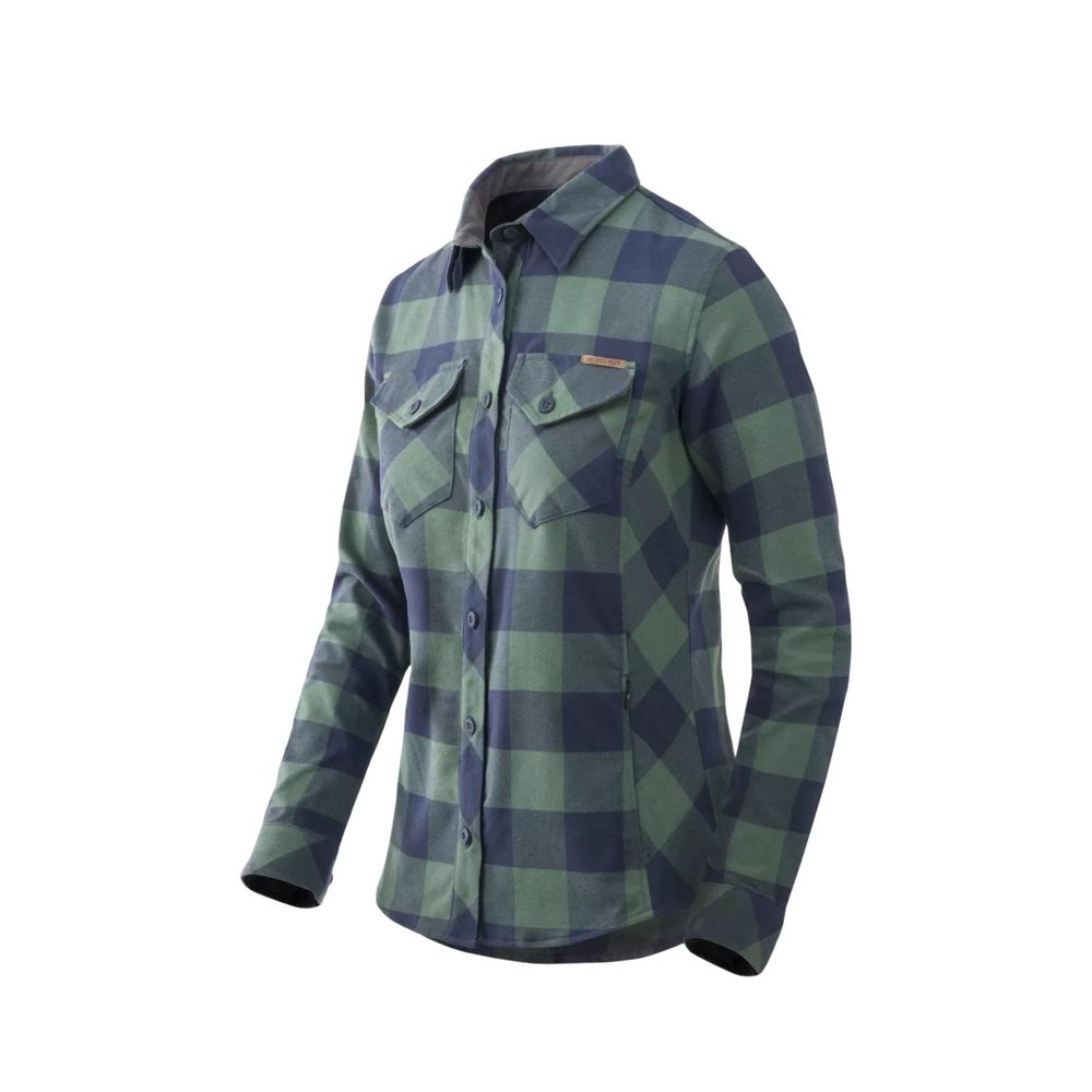 Рубашка женская Helikon-Tex Marigold Shirt Moss Green Checkered (L/Regular, Moss Green Checkered)