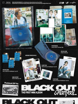 Альбом CHANYEOL - BLACK OUT 1st Mini Album PHOTO BOOK RANDOM Version