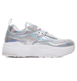 Кеды DC E.TRIBEKA PLATFORM SE J SHOE SIL SILVER