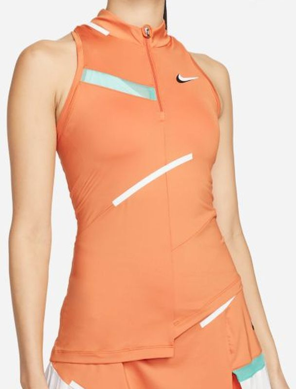 Женский топ теннисный Nike Dri-Fit Slam Tank W - Оранжевый
