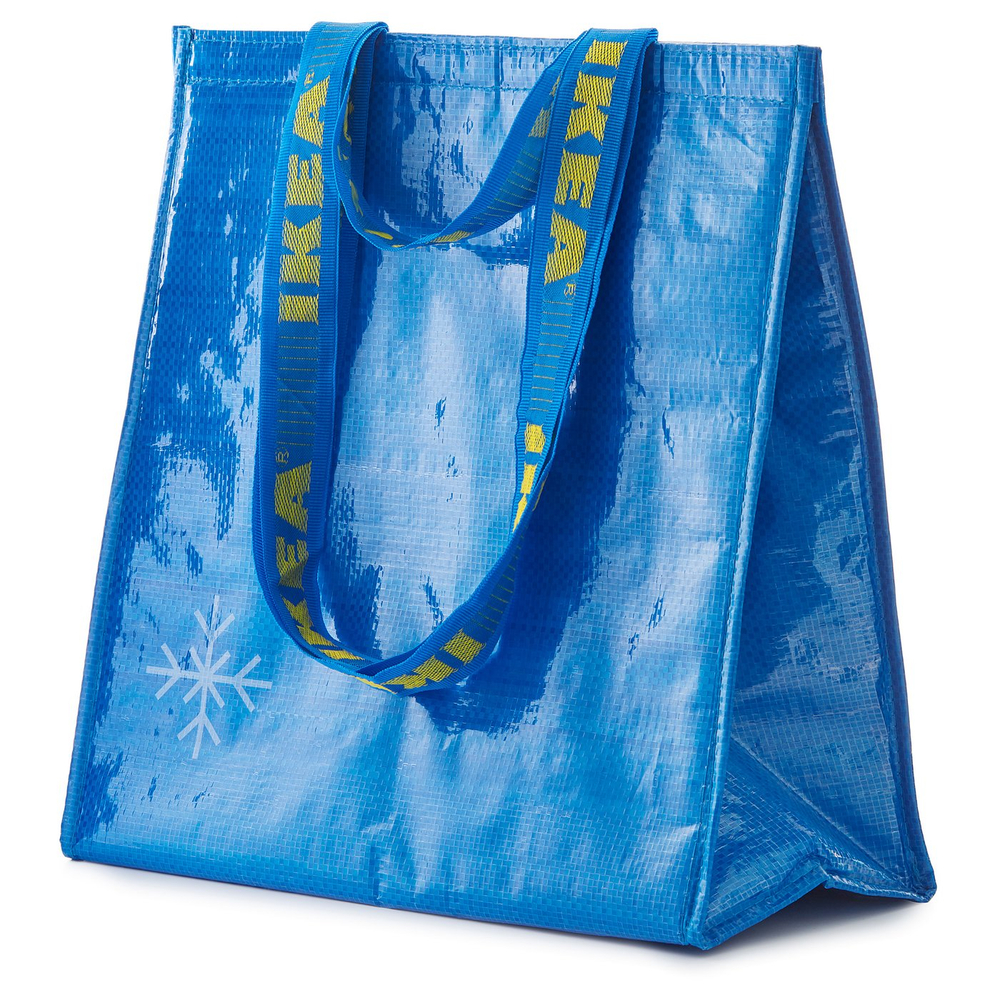 IKEA FRAKTA  (ИКЕА ФРАКТА)  -  Термосумка - синяя 38x40 см