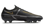 Nike Phantom GT2 Elite Fg Black Metallic Dark Grey Metallic Gold