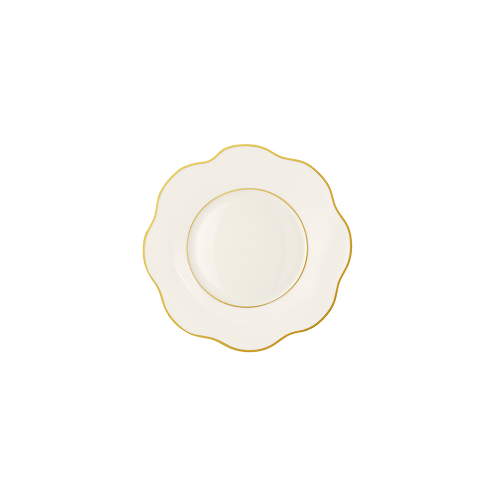 Тарелка Le Coq Anemone Ivory/Gold lane002av001150