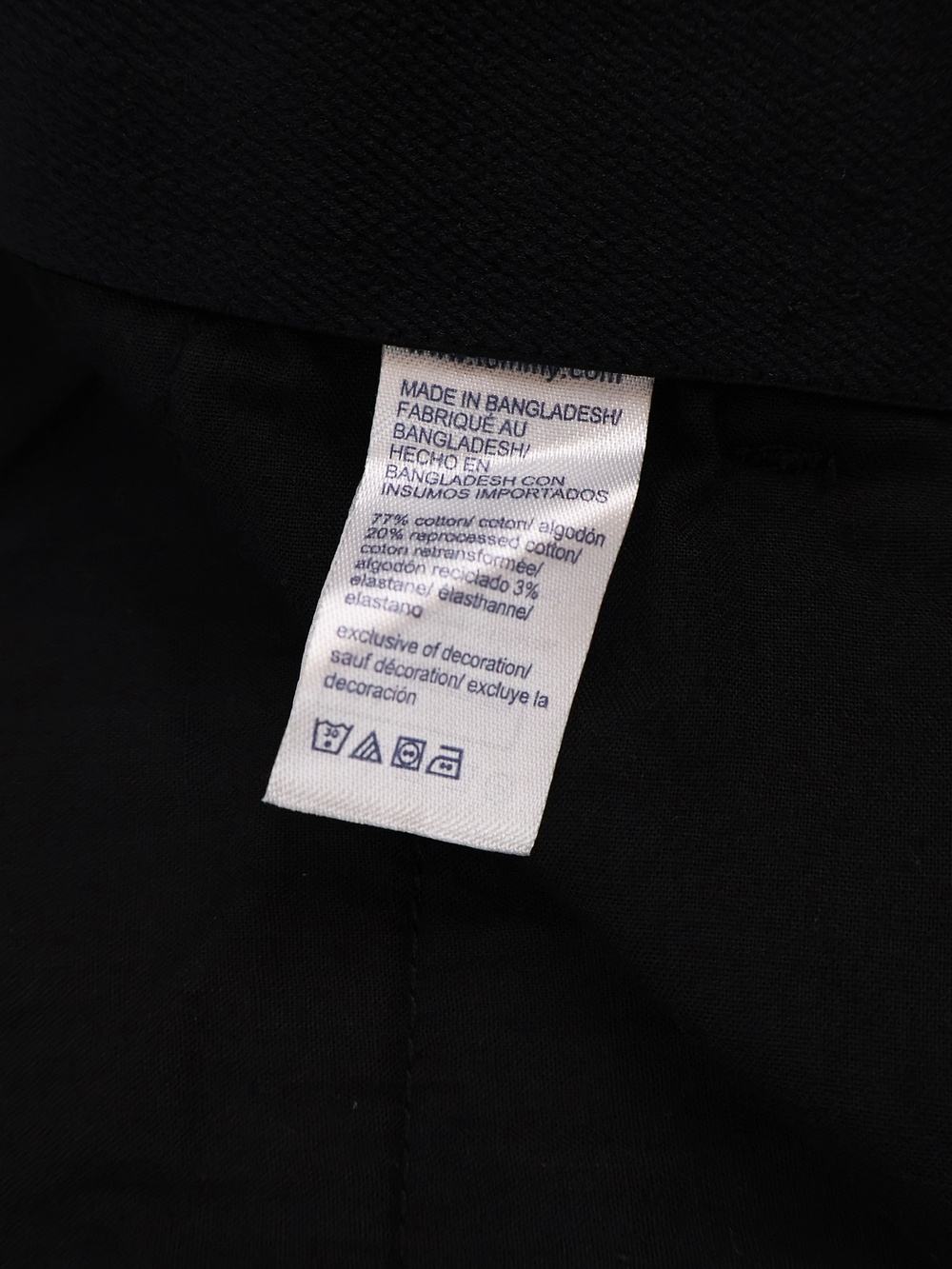 Шорты Tommy Hilfiger Regular Fit 9" Comfort Waist Black
