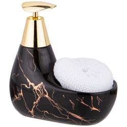 ДОЗАТОР ДЛЯ МОЮЩЕГО СРЕДСТВА "FANTASY" 350 МЛ. 11*9 СМ. ВЫСОТА=16 СМ. + ГУБКА (КОР=24ШТ.)