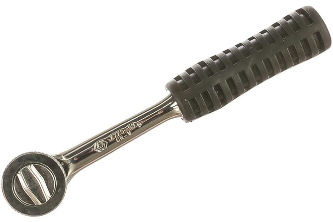 KING TONY (2725-55G) Трещотка 1/4", 140 мм, 45 зубцов, дисковый механизм