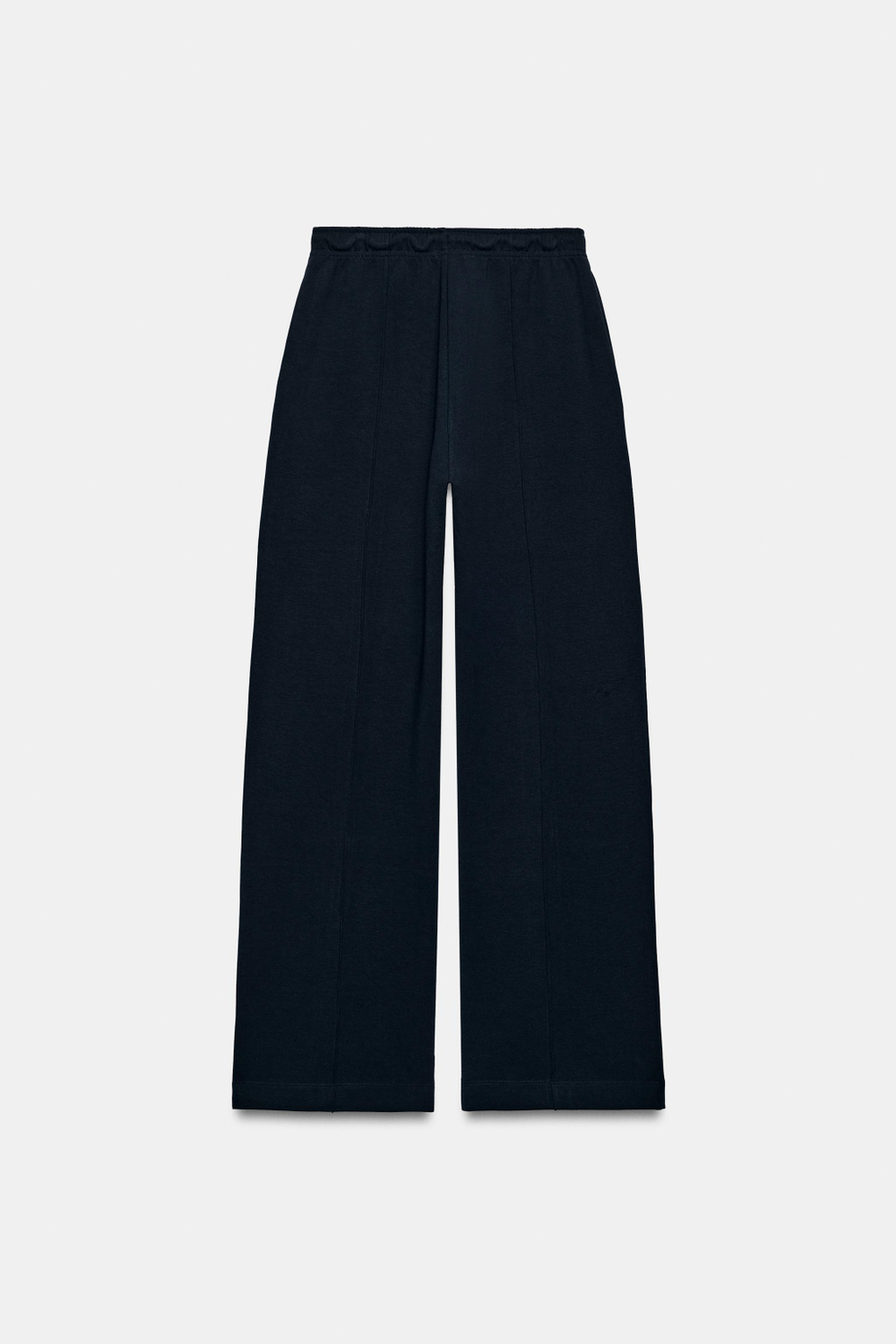 БРЮКИ ИЗ ИНТЕРЛОКА СО ШВАМИ — ZARA