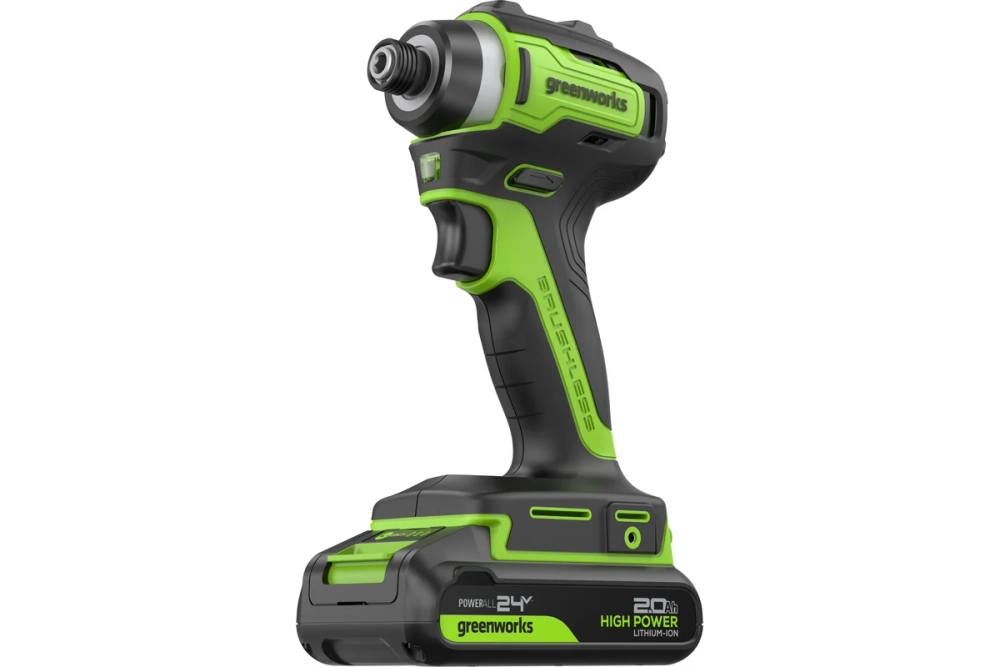 Винтоверт ударный аккумуляторный Greenworks ID3170, 24V, бесщёточный, 170Нм, без АКБ и ЗУ