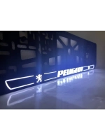 Рамка для номера с подсветкой W.LAIN 2.0 Peugeot.
