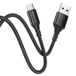 Кабель Borofone BX54 USB-microUSB 2.4A 1м Braided Black