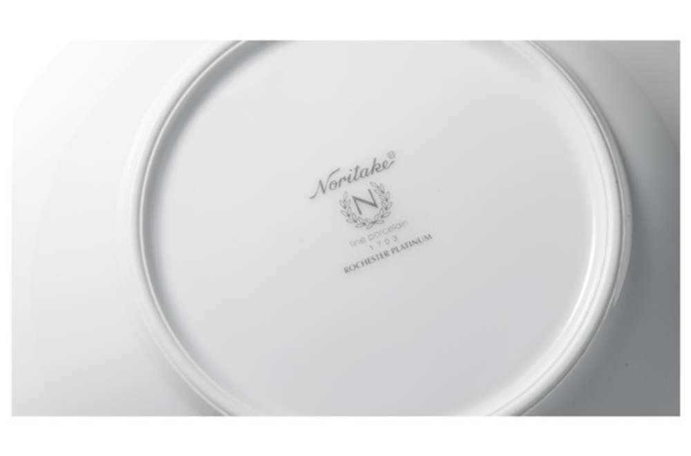 Тарелка для пасты 19см Noritake Рочестер платиновый кант