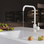 Смеситель для кухни 35к MIXLINE МЛ-ГС12 (ML-GS12) (310) серый высок. излив
