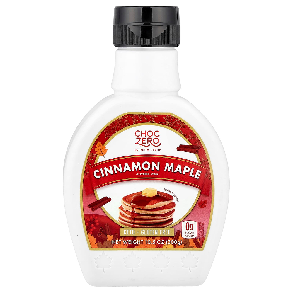 ChocZero, Кленовый сироп с корицей, 300 г (10,5 унции)