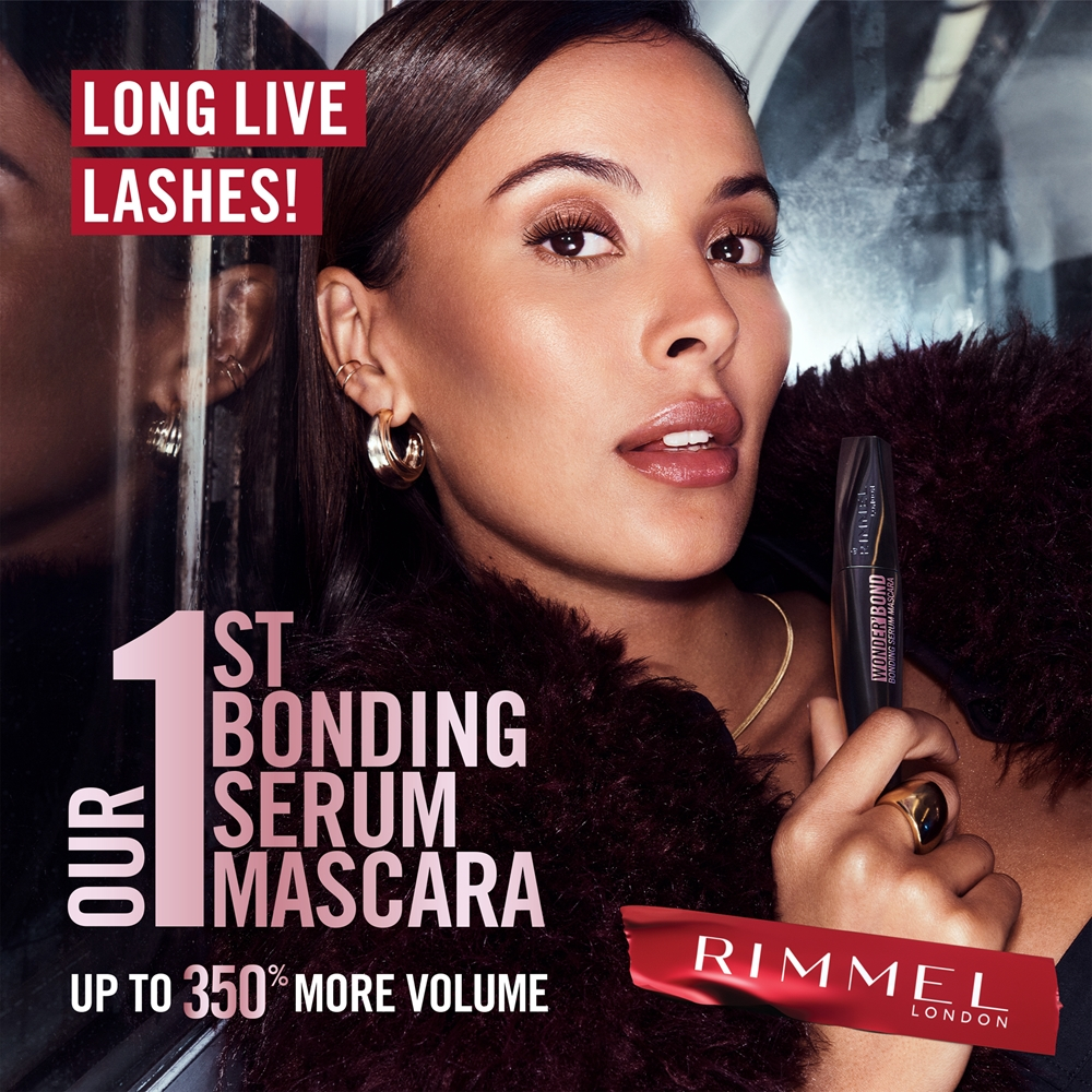 Rimmel Wonder Bond - Тушь для ресниц, утолщающая и удлиняющая тушь для ресниц для роста ресниц. оттенок Brown, 11 ml
